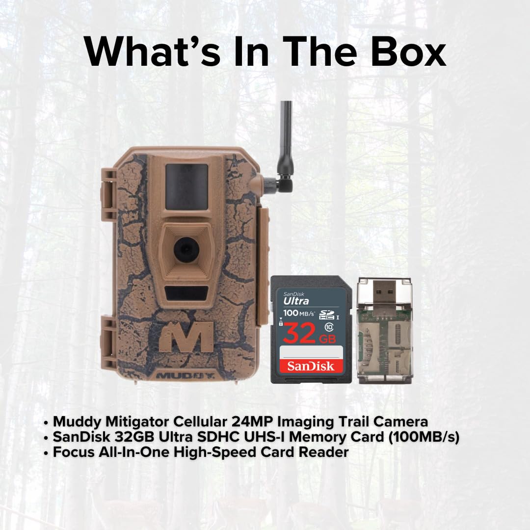 MUDDY Mitigator 32GB Ultra SD card provides ample high-res storage