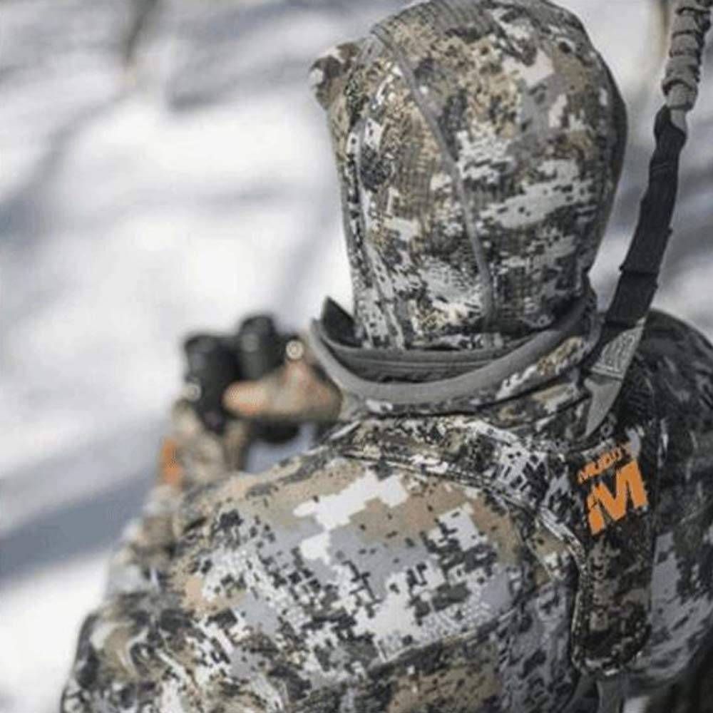 MUDDY Ambush Safety Harness features binocular cables for organized optics and accessories access.