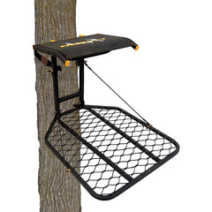 MUDDY The Boss Hang-On Stand silent straps for stealthy hunts.