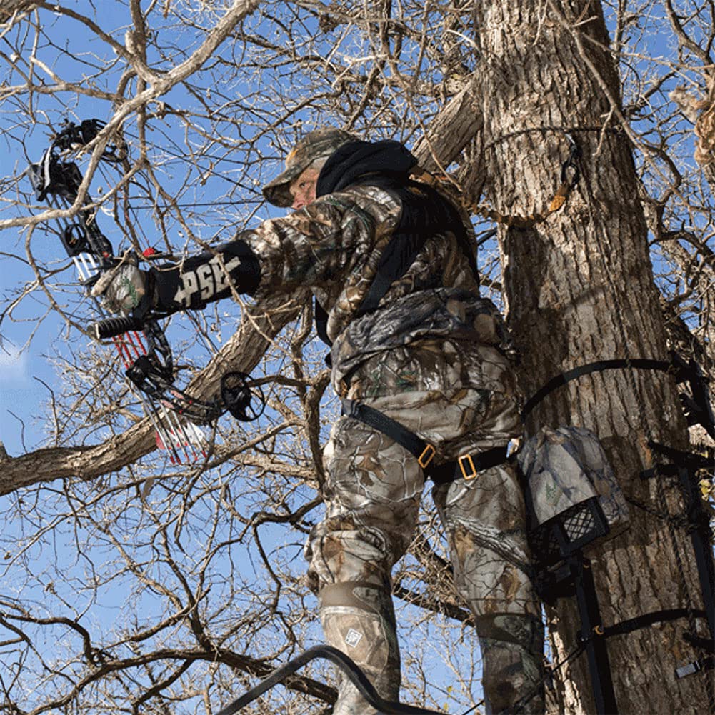 MUDDY Crossover Harness Combo padded shoulders and back boost comfort during long hunts.
