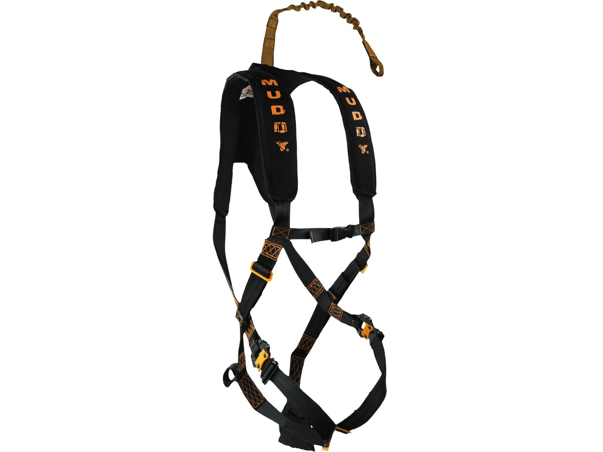 Muddy Outdoors Muddy Diamondback Safety Harness, one-size, padded nylon with air-flow mesh for breathability.
