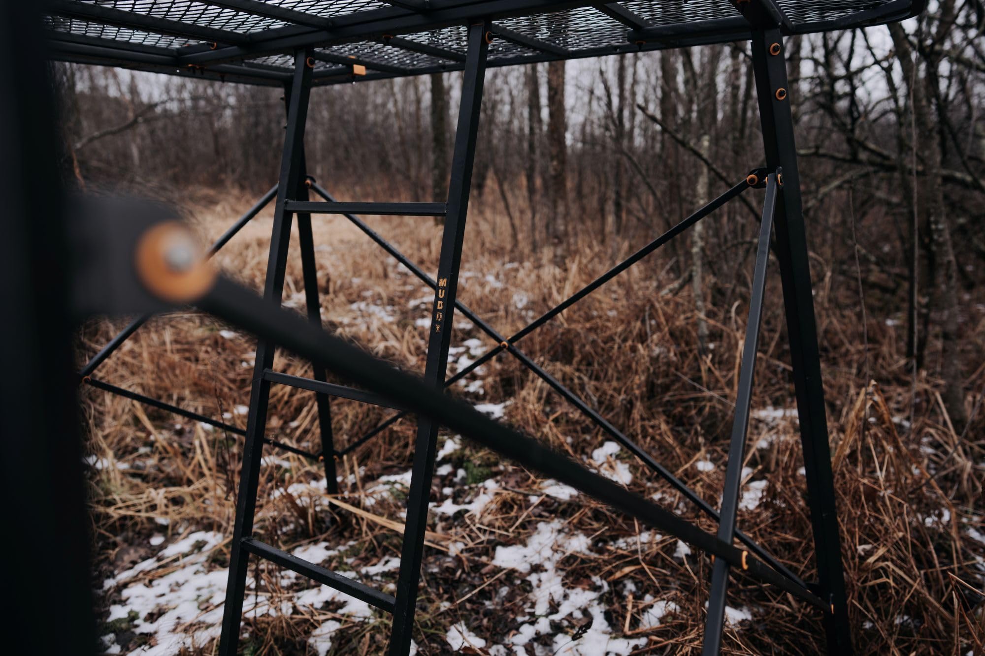 Ground blind not included with Muddy platform