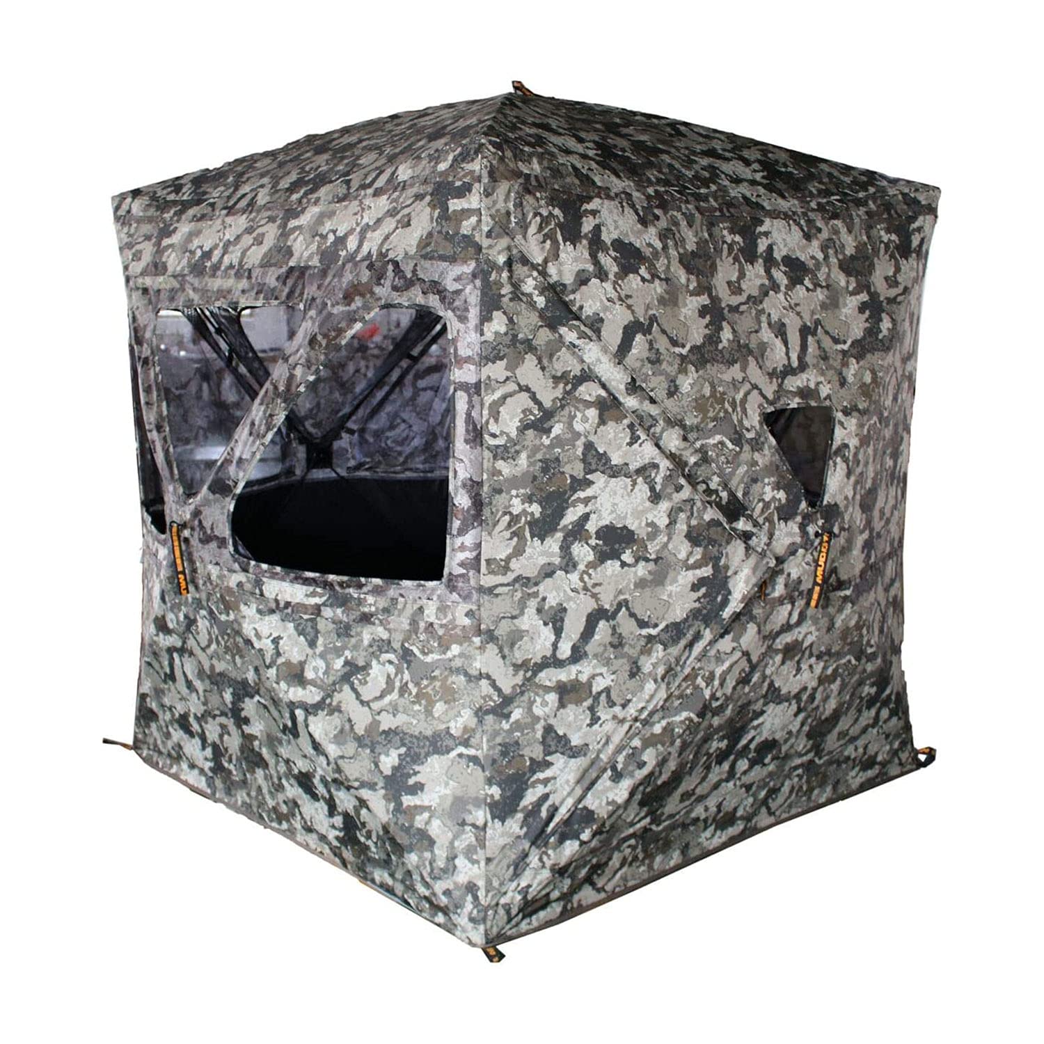 Infinity 3-Man blind side windows for wide field of view