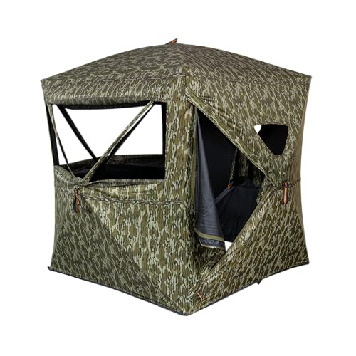 MUDDY Infinity Evo Ground Blind camo brush loops blending with terrain