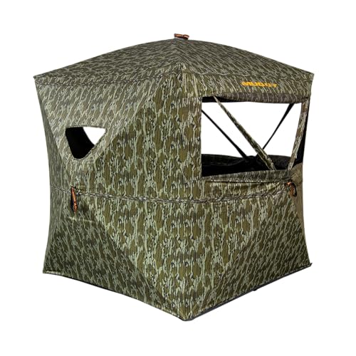 MUDDY Infinity Evo Ground Blind panoramic windows for broad visibility