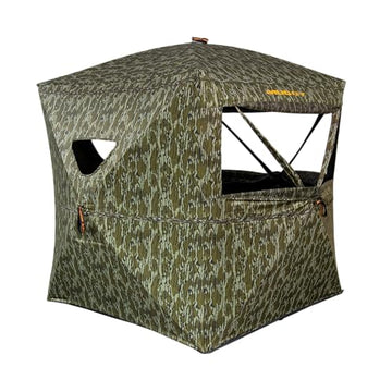 MUDDY Infinity Evo Ground Blind panoramic windows for broad visibility