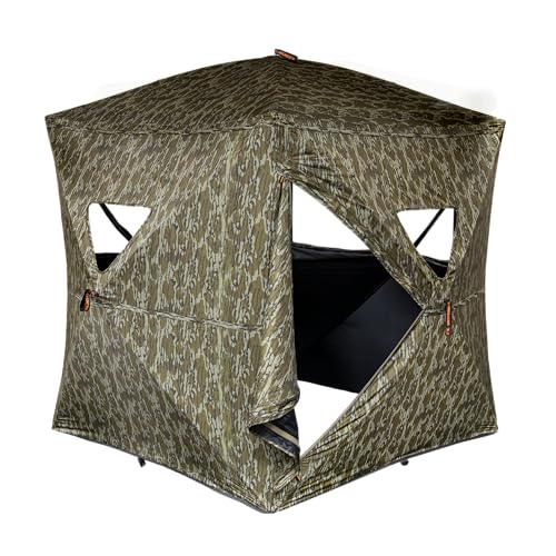 Muddy Infinity Evo Max ground blind Rugged Spider Hub frame enables rapid setup