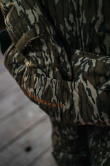 MUDDY Hand Muffs cuff detail highlights fleece-lined heat seal.