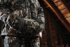 MUDDY ergonomic cuffs with fleece lining seal in heat