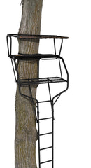 Muddy Legend XLT 2 Man Tree Stand 18ft steel ladder and seat platform