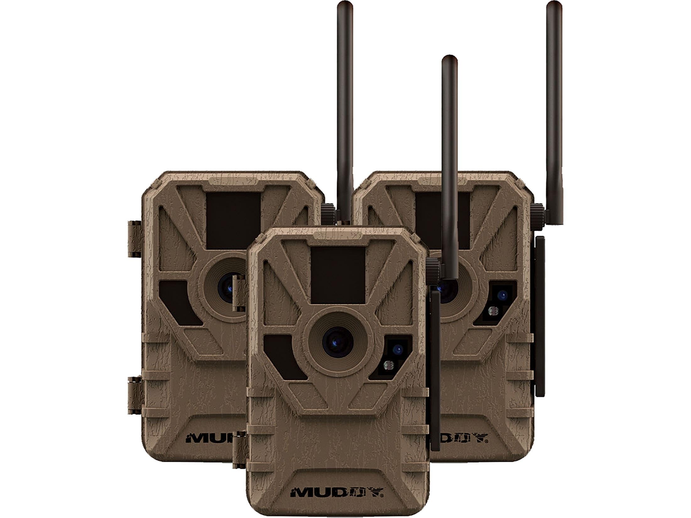 Muddy Manifest 2.0 cellular trail camera mounted for field use