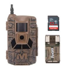 MUDDY Matrix 36MP camera front view for crisp high-resolution wildlife images.