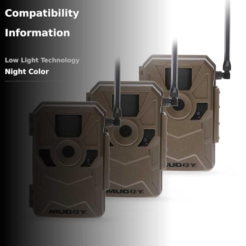 MUDDY Merge trail camera back view shows weather-ready housing for remote scouting