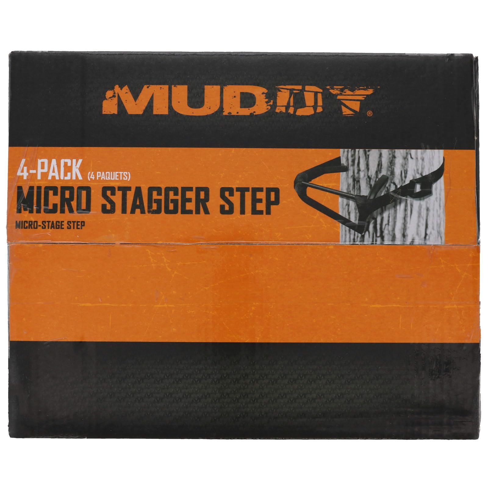 Muddy Micro Stagger Steps feature an ultra-compact stacking design for easy transport on remote hunts.