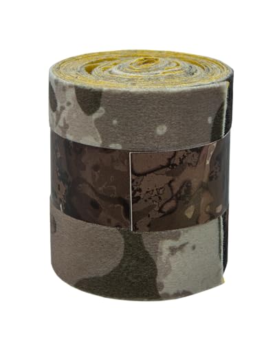 Muddy Ninja Strips Tape Combo Veil Canyon Gray, side view, easy adhesive application on gear