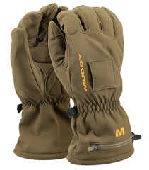 MUDDY Nucleus heated gloves palm grip emphasizes durability for long hunts