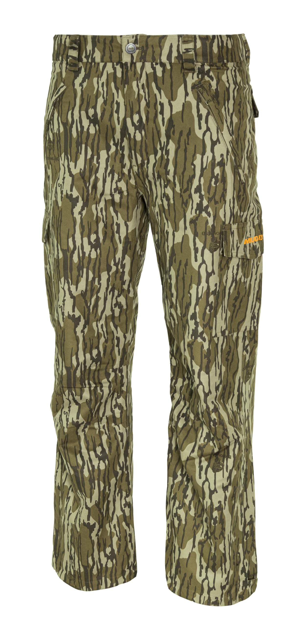MUDDY TRX lightweight rain pants front view highlighting rugged waterproof fabric for hunting