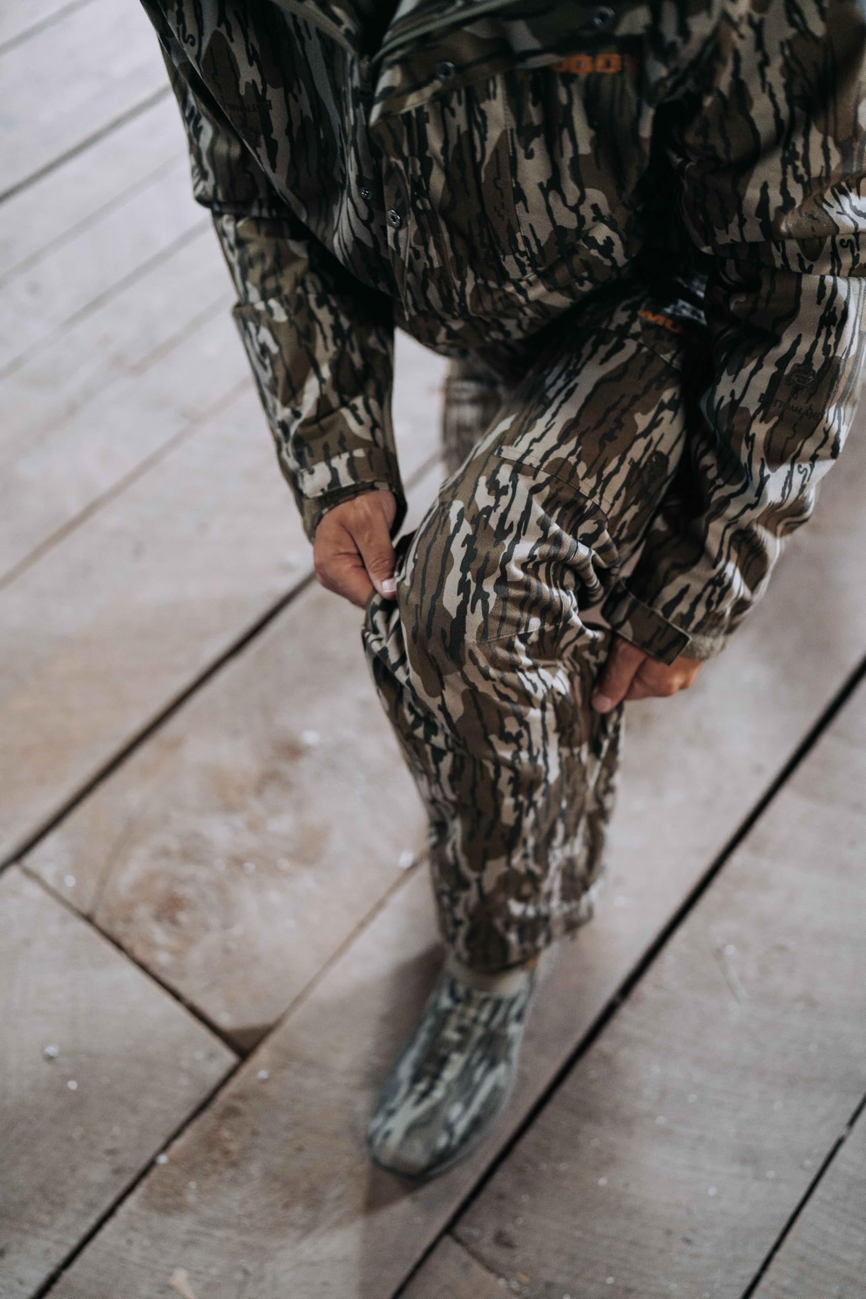 MUDDY TRX rain pants zipper detail for easy on/off in wet conditions