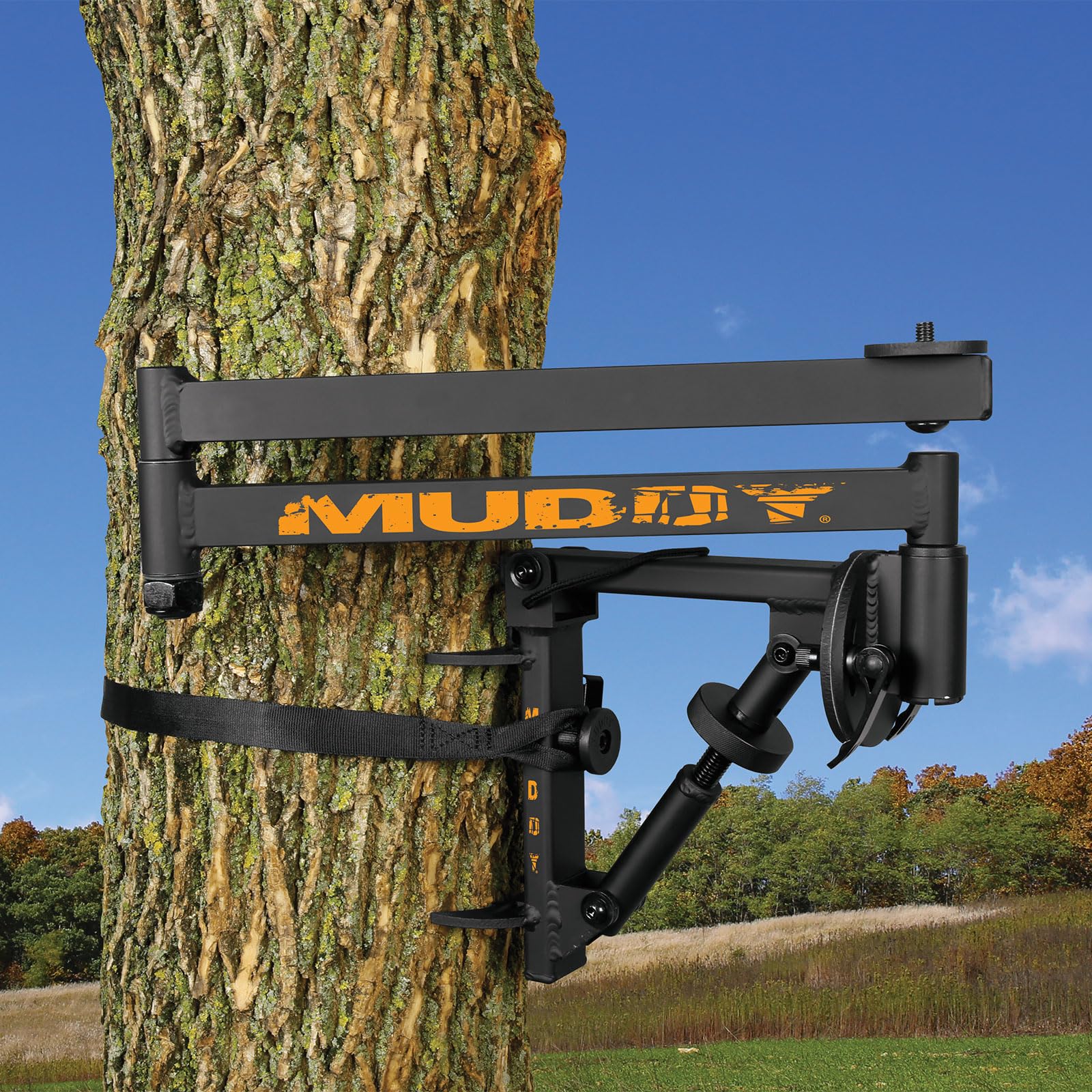 Package includes Muddy Outfitter Camera Arm and base