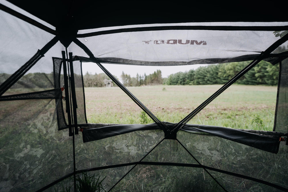 Muddy Prevue Evo Max backpack carry bag simplifies transport between hunts.
