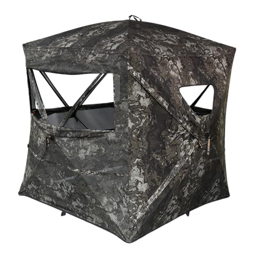 Muddy Prevue Evo Max silent-curtains maximize concealment during dawn and dusk hunts.