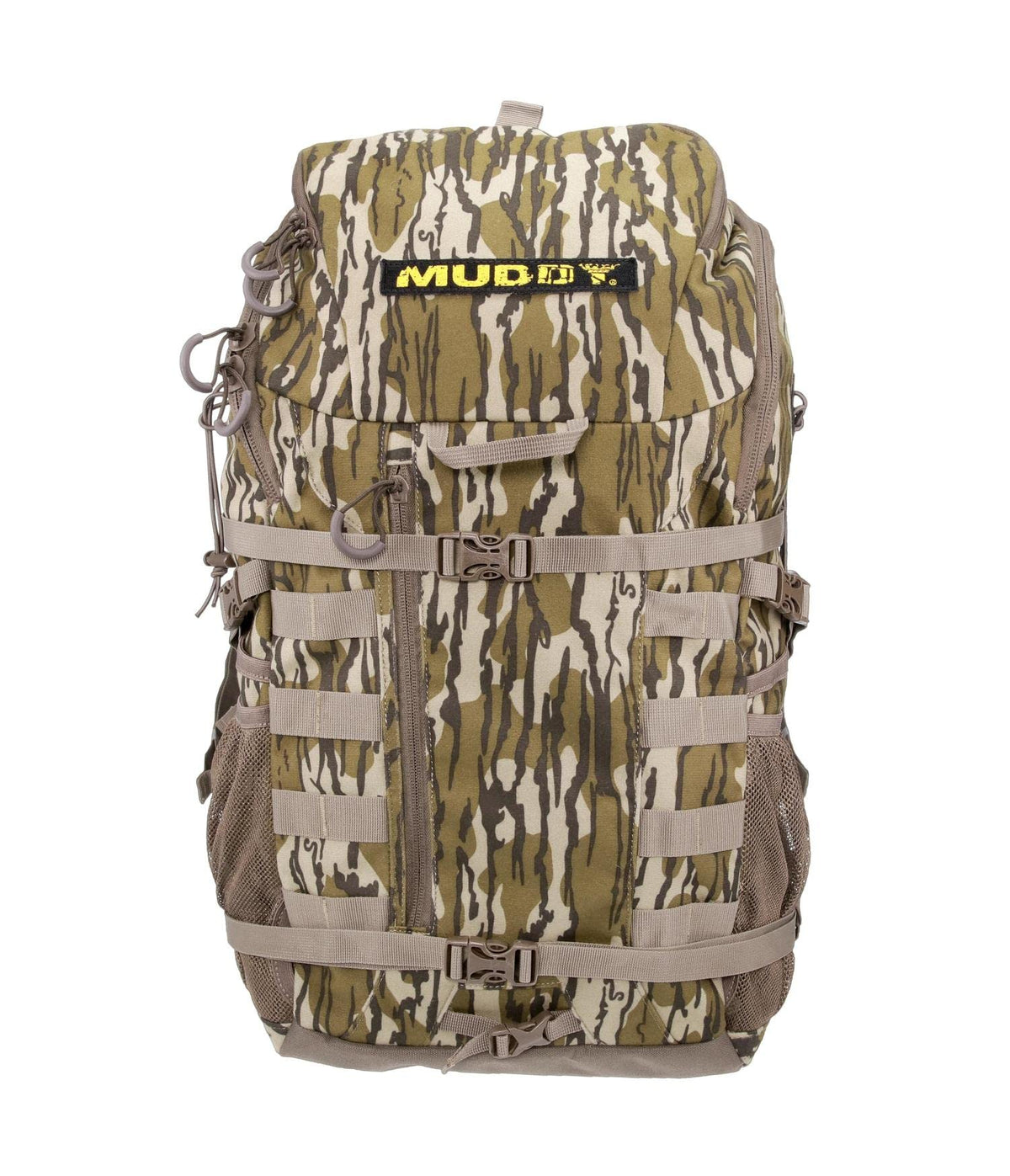 Muddy Pro 1500 MO with brown rain cover protecting gear in wet conditions.