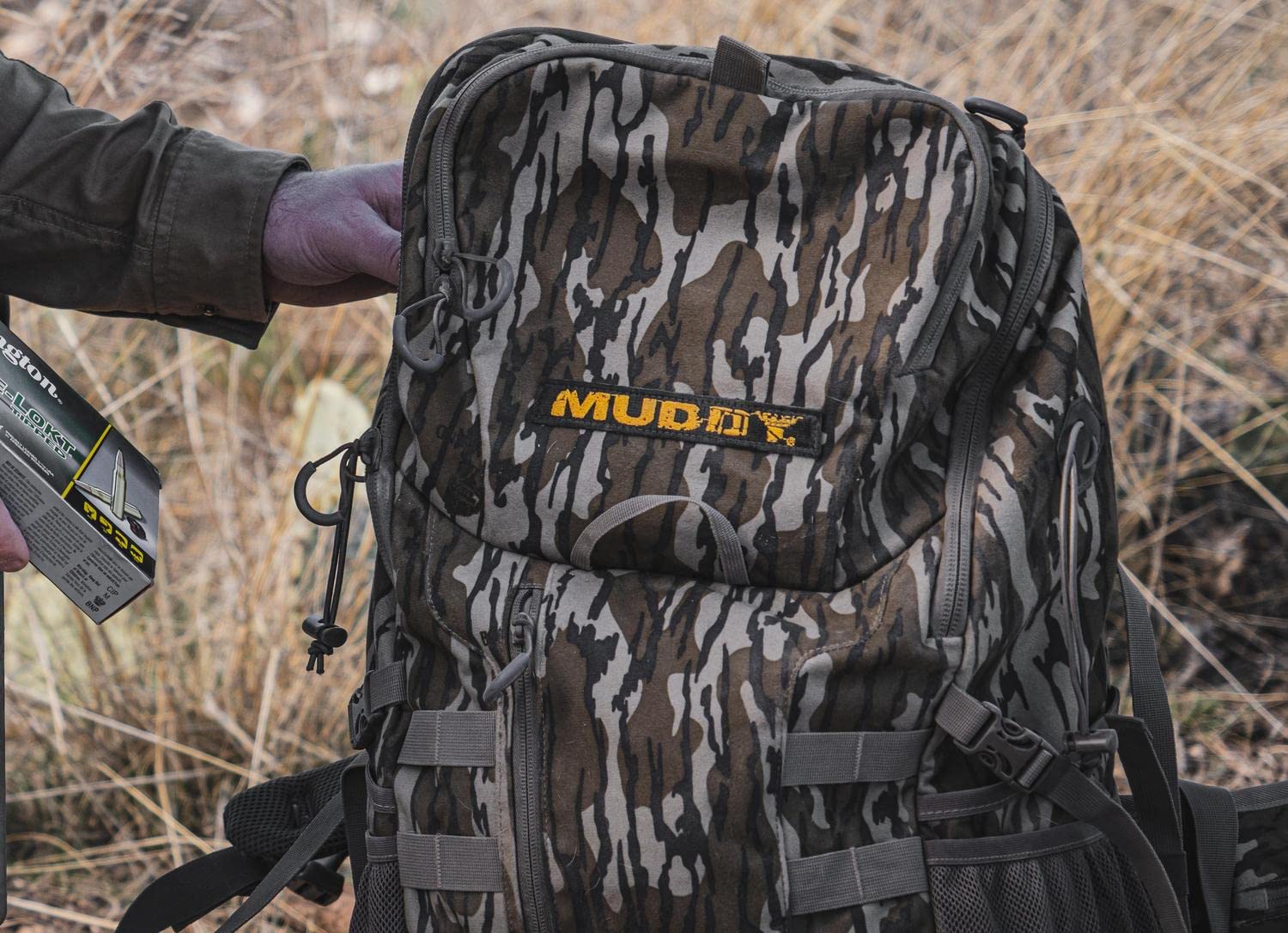 Muddy Pro 1500 MO two-piece waist belt offers secure, comfortable fit.