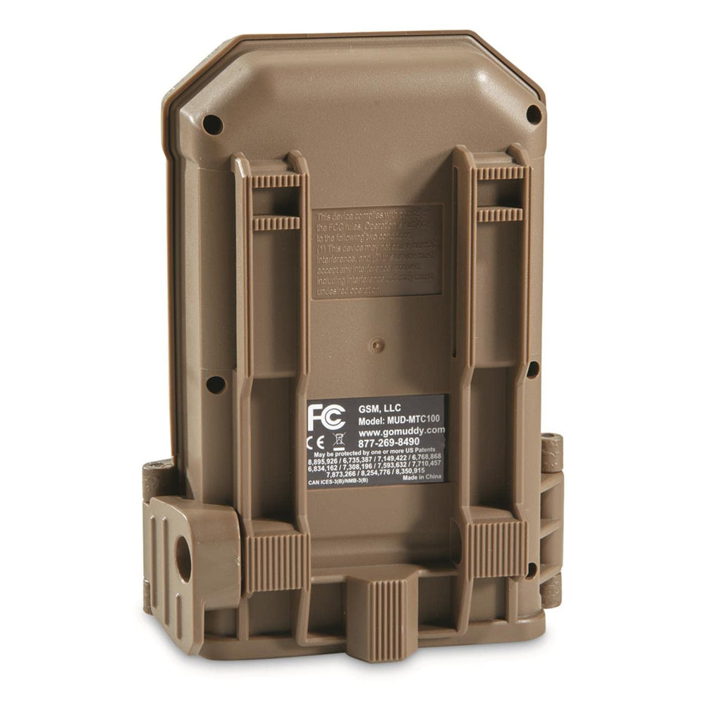 MUDDY Pro Cam 16MP battery compartment reveal shows 8-AA power setup