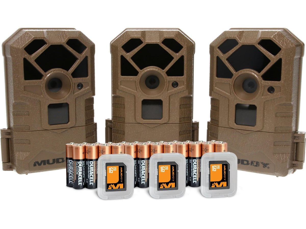 Muddy Pro Cam trail camera 14MP captures wildlife up to 60 feet with fast trigger.