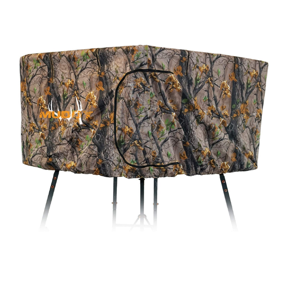 Muddy Quad Blind Kit with Epic camo coverage for stealth from all angles.