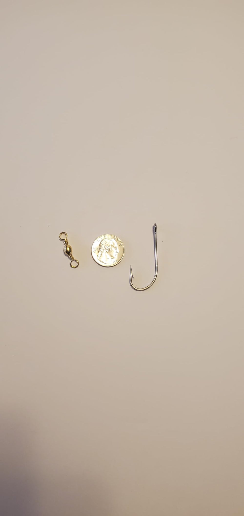 Muddy River Trotlines barrel swivels close-up demonstrating quick rigging and reduced line twist.