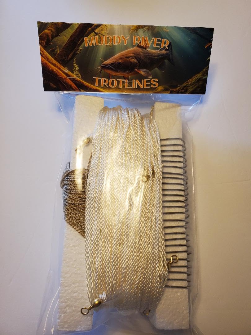 Muddy River Trotlines MRTB100 hand tied in the USA with quality components.
