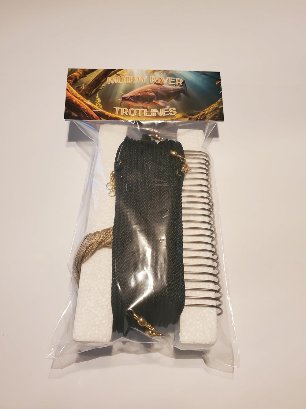 Muddy River MRTT150 235lb strength coated trotline durability