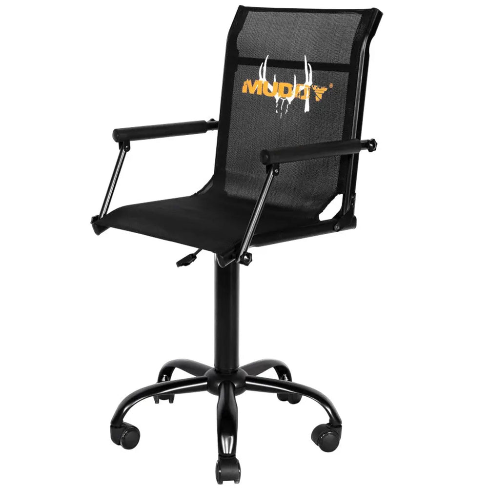 Muddy Rolling Swivel Hunting Blind Chair with 360-degree swivel