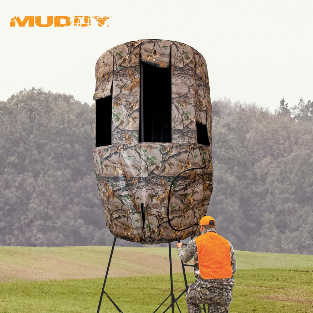 Interior height of the MUDDY Roof Kit provides standing room.
