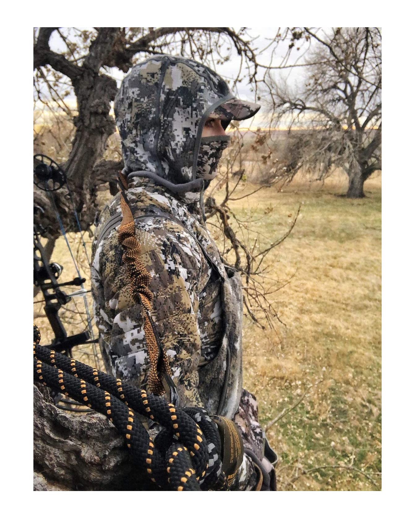 MUDDY Safe-Line reflective knots improve visibility in low light.