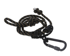 MUDDY Lineman's Rope in Black/Orange with quick-clip design