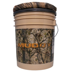 MUDDY Spin Top Bucket Seat with 360-degree swivel for full field visibility.