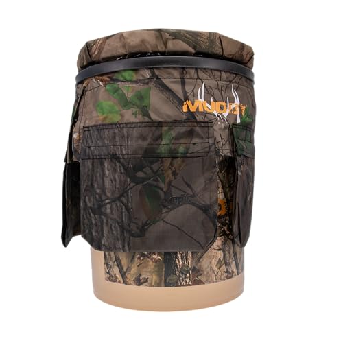 MUDDY Sportsman's Bucket Seat Swivel showing 360-degree cushion for easy position changes