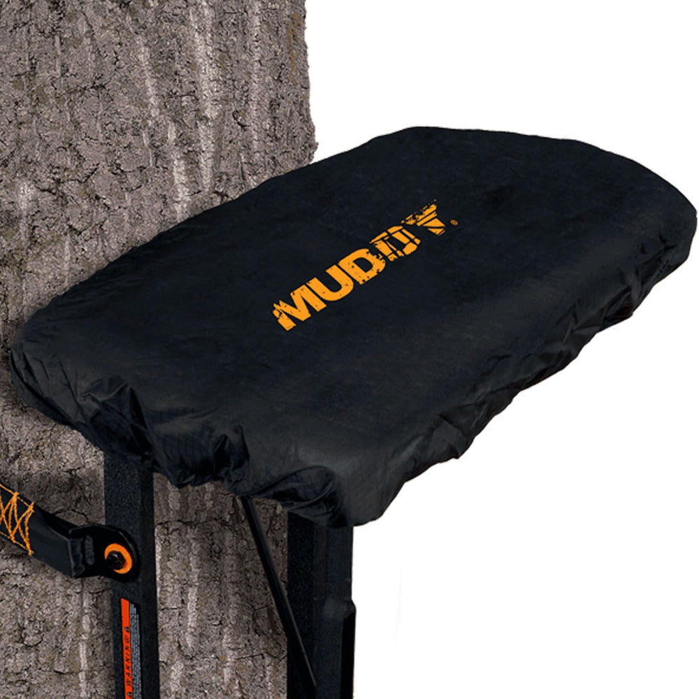 MUDDY Waterproof Seat Cover fits treestands securely, keeping your seat dry in rugged hunting conditions.