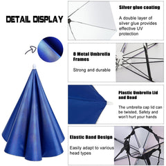 MUFEKUM umbrella hat 4-pack rose color