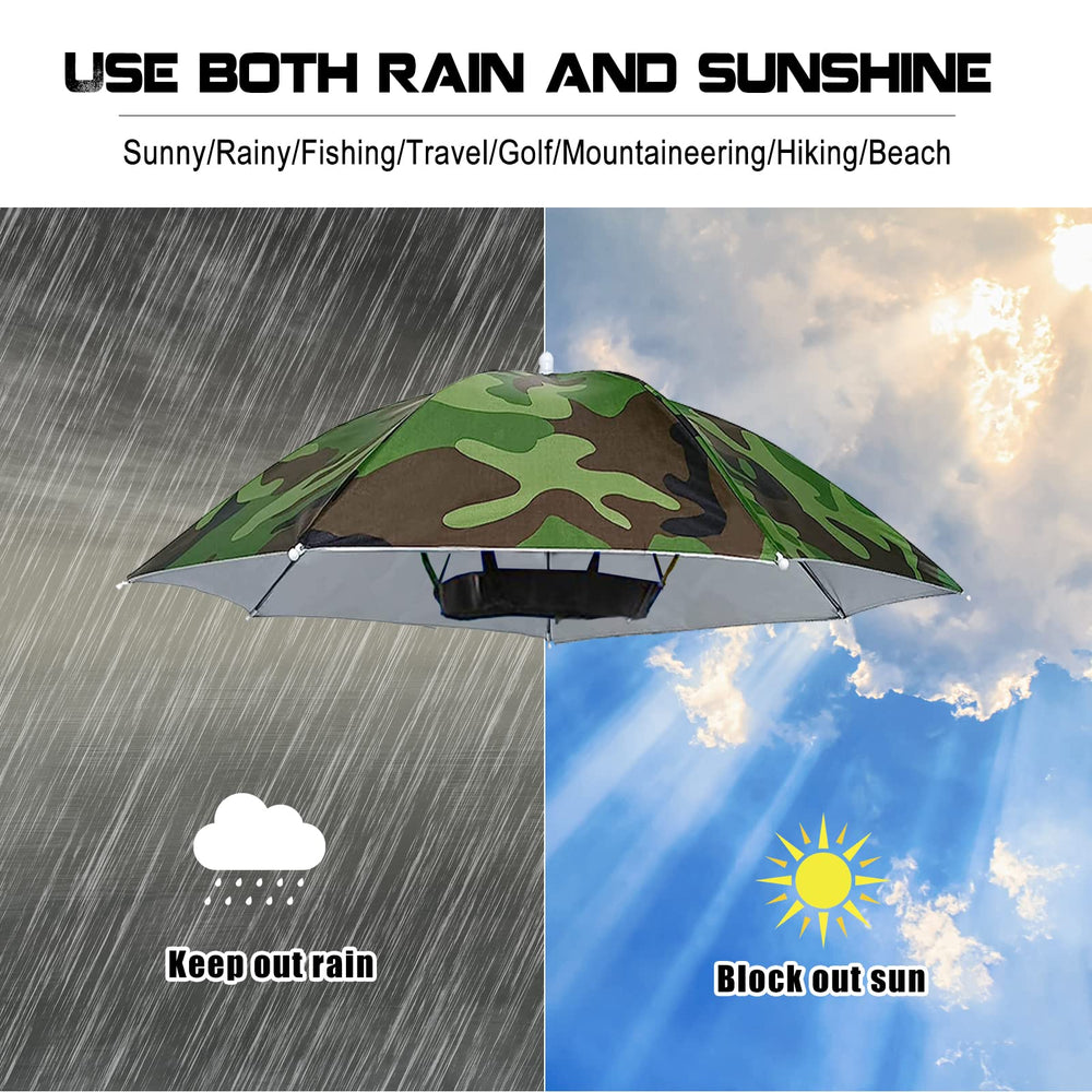 Blue MUFEKUM umbrella hat