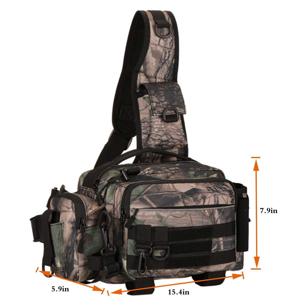 Main compartments open showing organized storage space