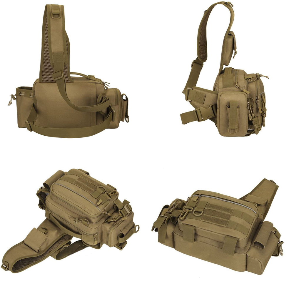 Bag worn as a sling across the body for versatile carry