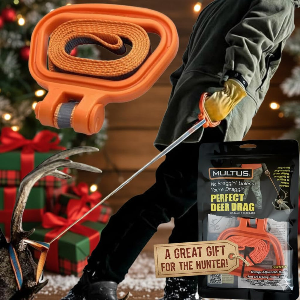 MULTUS Perfect Deer Drag Rope 400lb capacity suitable for large game.