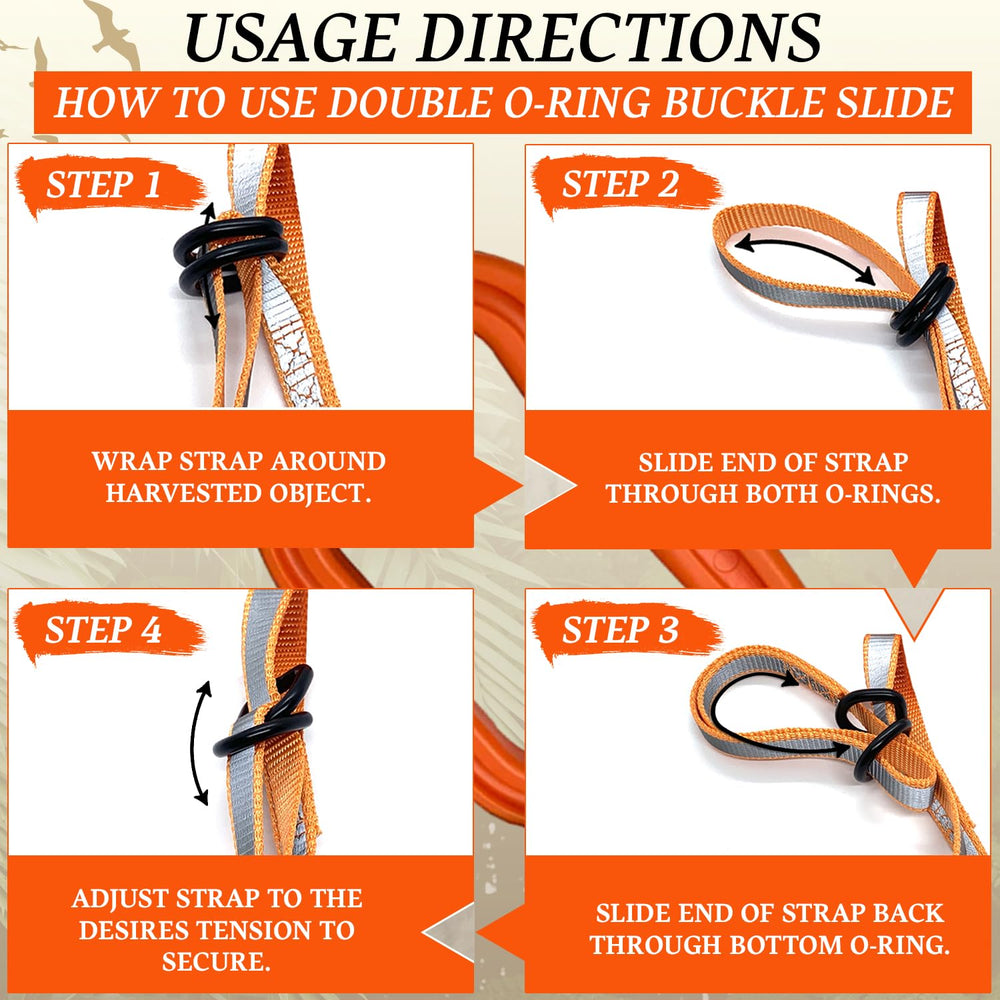 MULTUS Perfect Deer Drag Rope attachment points for versatile linking.