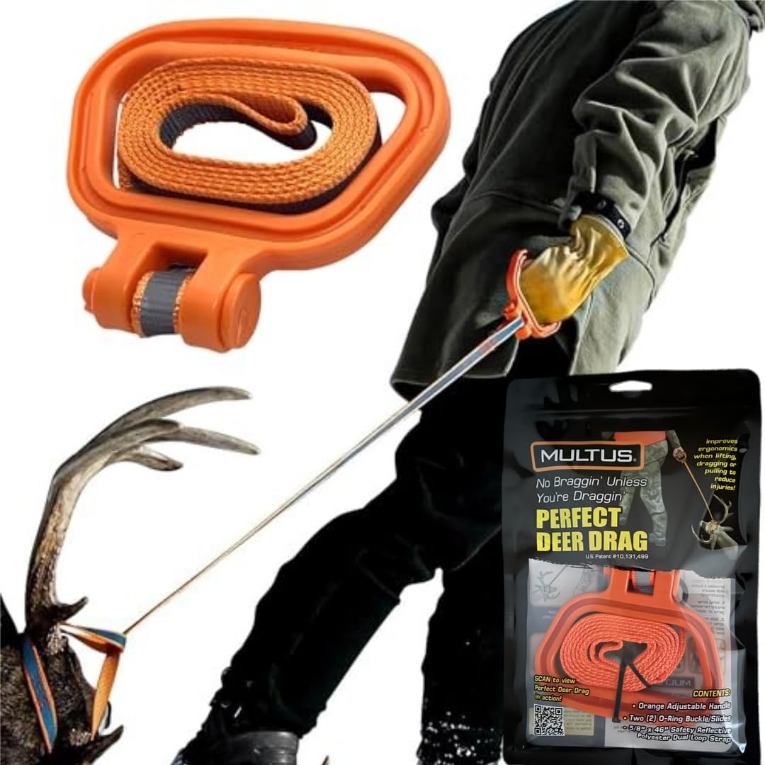 MULTUS Perfect Deer Drag Rope lightweight yet durable for rugged terrain.