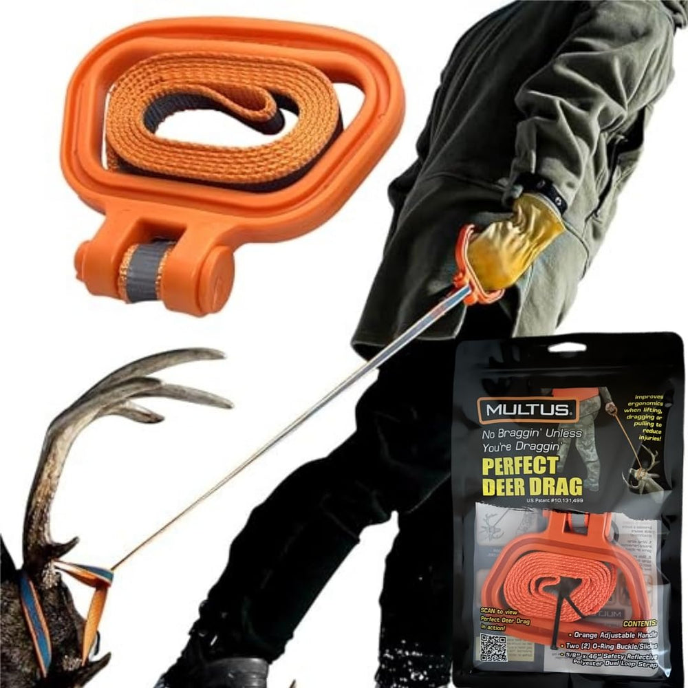 MULTUS Perfect Deer Drag Rope lightweight yet durable for rugged terrain.