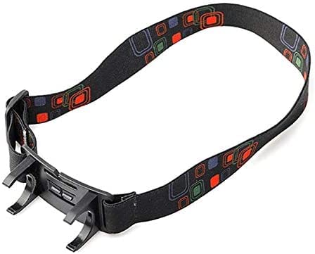 MUMUGUO 2-pack flashlight headband clip securely holds a 24mm light for hands-free use.