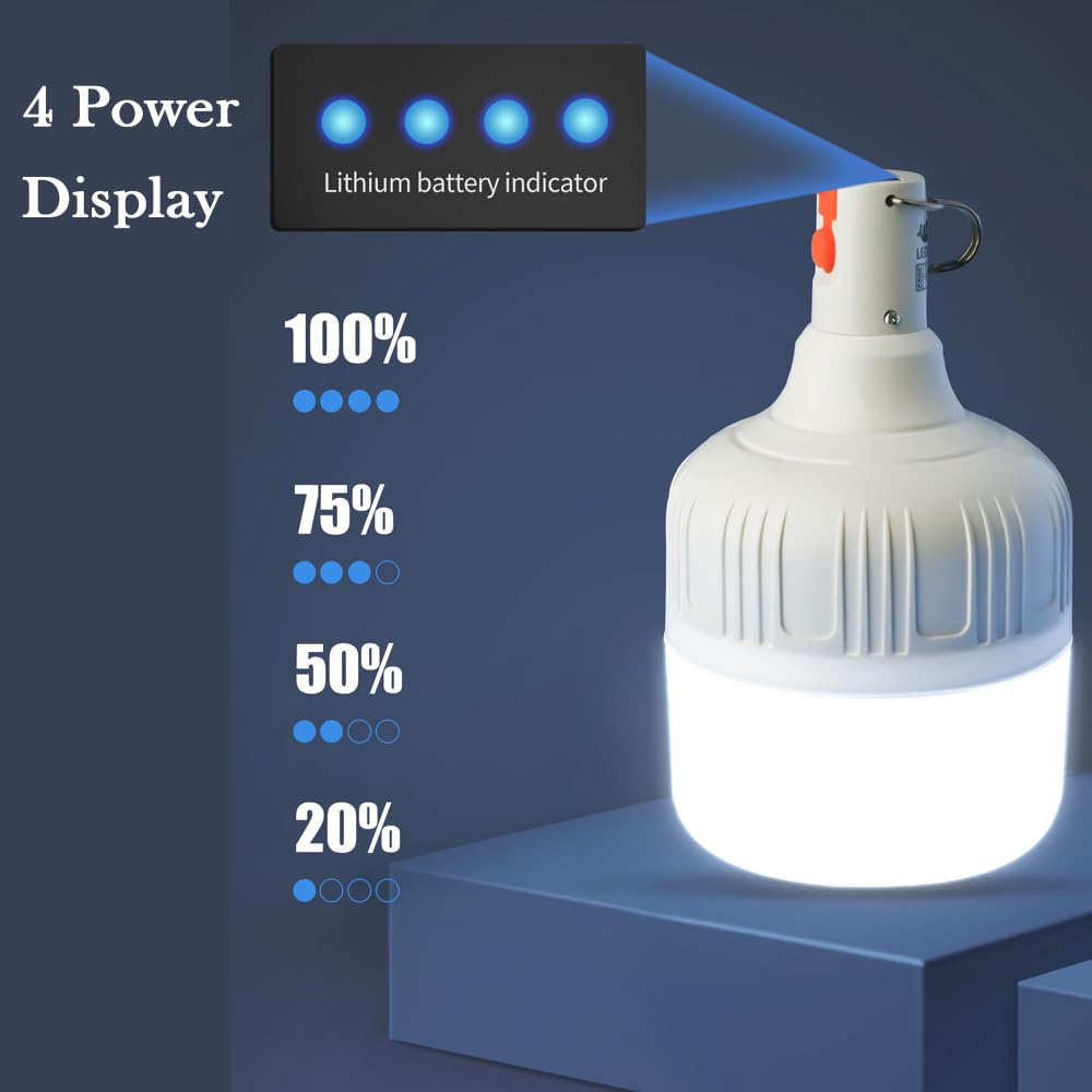MuMuLZRer LED camping light 3-modes display, switchability for different tasks